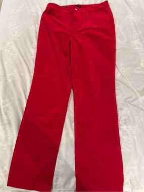Talbots Red Flare Jeans